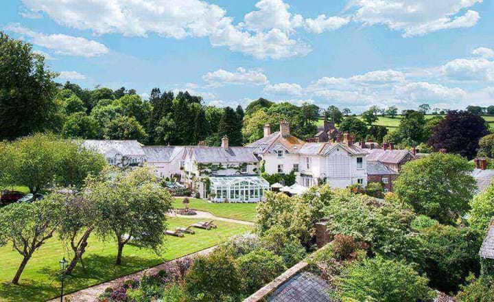 Summer lodge country house hotel and spa building dorset uk 