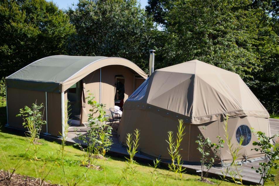 glamping at durrell wildlife camp jersey channel islands