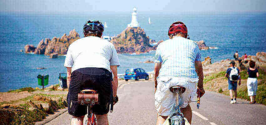 cycling guernsey fort grey channel islands