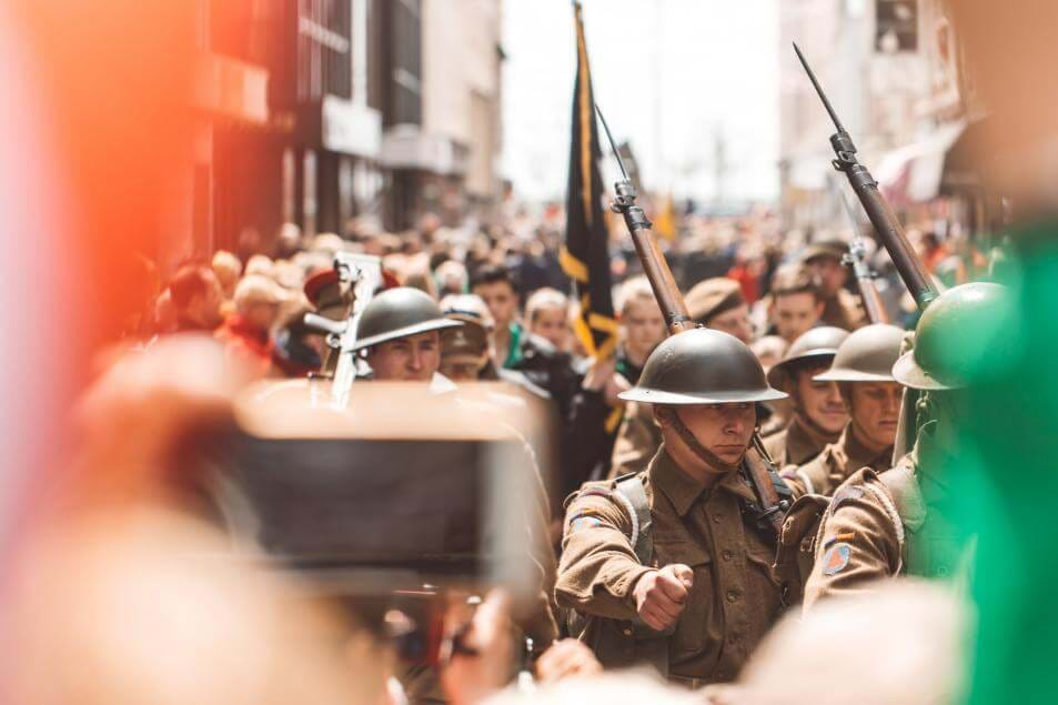 Jersey Liberation Day in the film Another Mother's Son