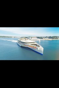 condor liberation ferry in sea